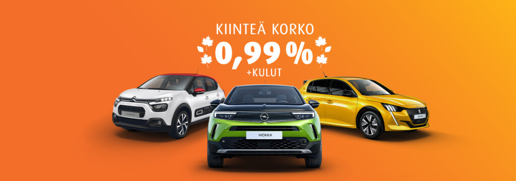 Opel Citroën Peugeot korkokampanja